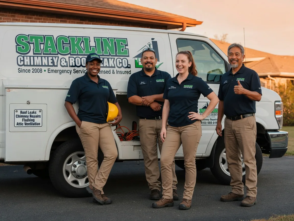 Chimney flashing repair company in Harwood, TX